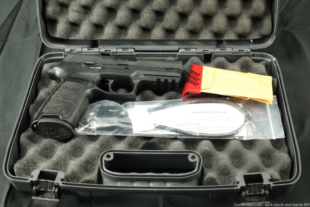 SIG Sauer P320 Carry Nitron 3.7” 9mm Semi-Auto Pistol w/ Case-img-36