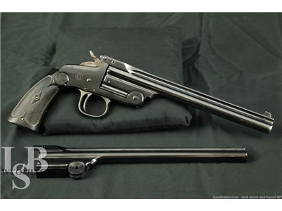 Smith and Wesson Model of 91 with 8 inch 32 cal barrel and a 10 inch 22 cal