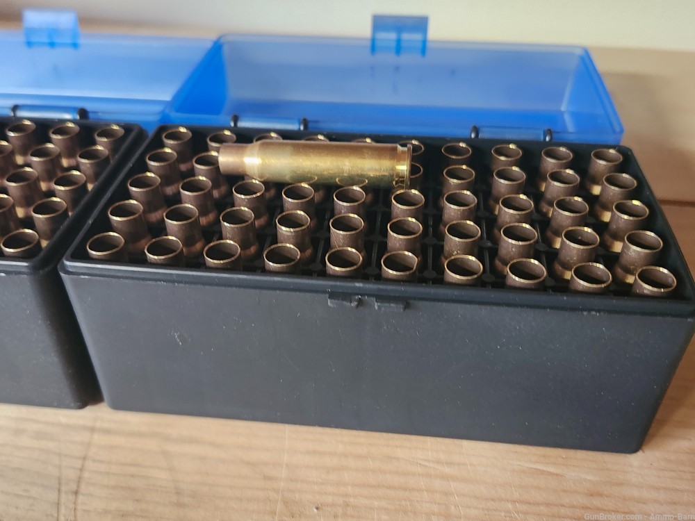 100 New Lapua  .308 Winchester Brass Reloading Cases W/ Boxes-img-2