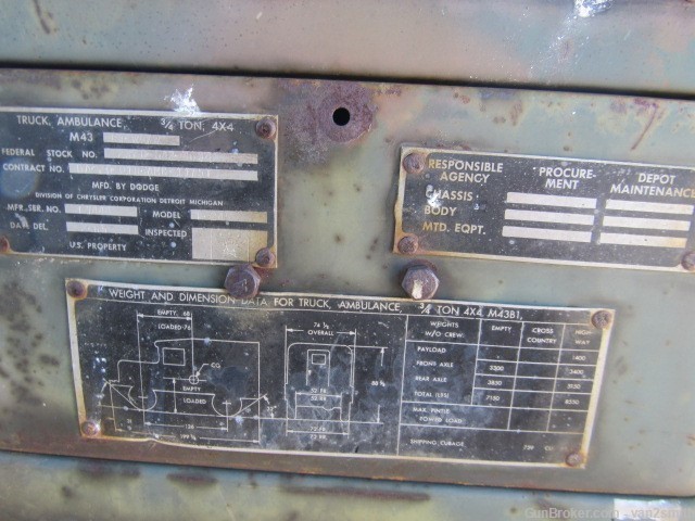 4 1950's 3/4 TON M43 M37 Military vehicle's...NO reasonable offer refused-img-13