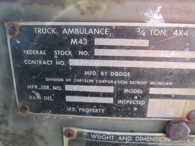 4 1950's 3/4 TON M43 M37 Military vehicle's...NO reasonable offer refused-img-12