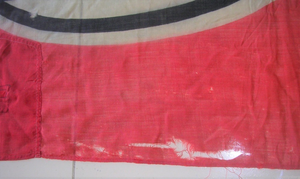 Ultra  Rare WW2 German State Service Flag From Reichstag Battle of Berlin-img-16