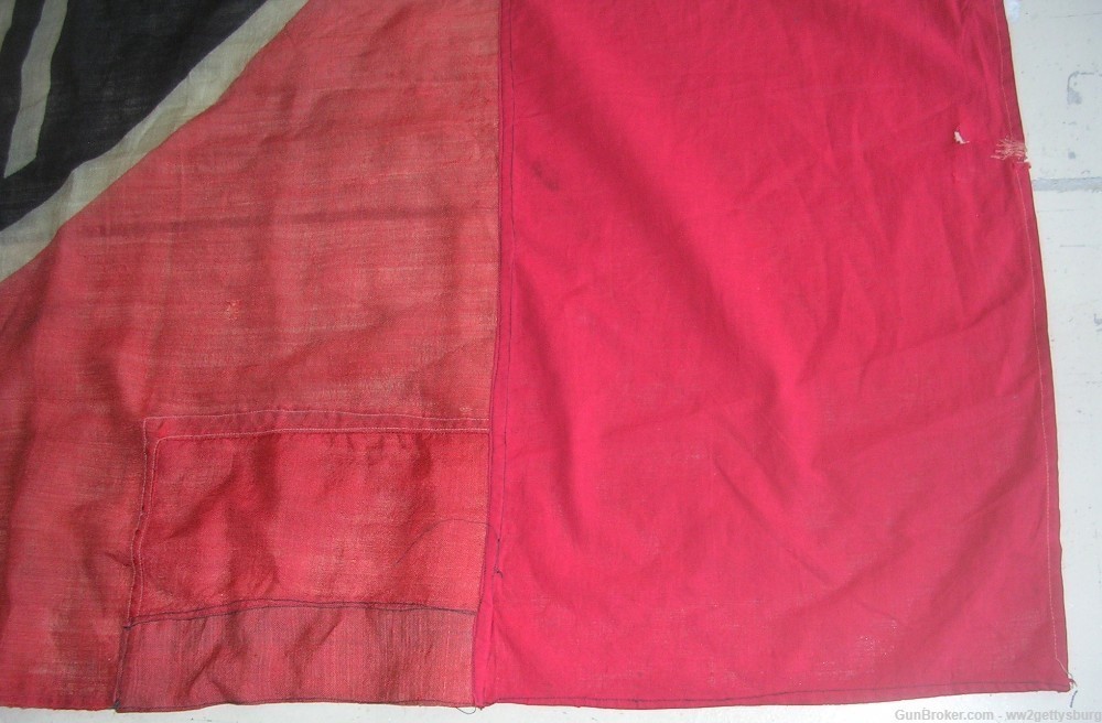 Ultra  Rare WW2 German State Service Flag From Reichstag Battle of Berlin-img-2