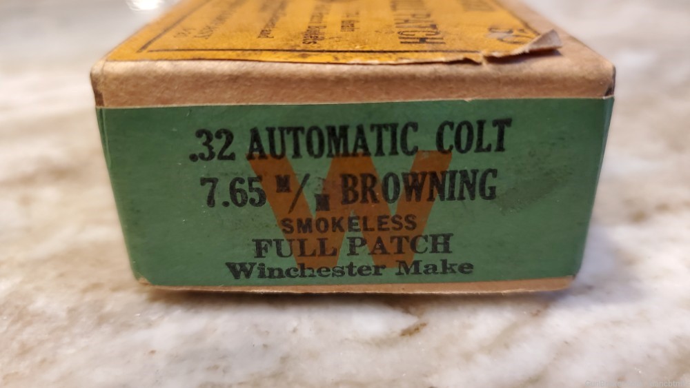Winchester Repeating Arms 32 ACP 7.65 browning full patch 50 rounds-img-10
