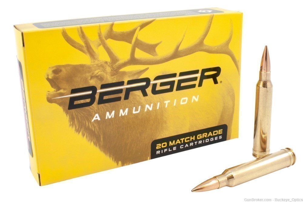 Berger Match Ammo 300 Win Mag 185 GR Classic Hunter (200 Rounds)-img-0