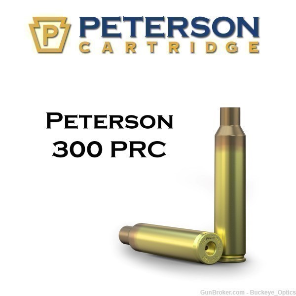 New Peterson Reloading Brass 300 PRC (Box of 50)-img-0