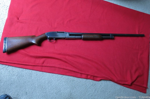 Winchester Model 12 With A 30"Barrel 12 Ga LOP Is 13"C&R OK Cheep-img-0