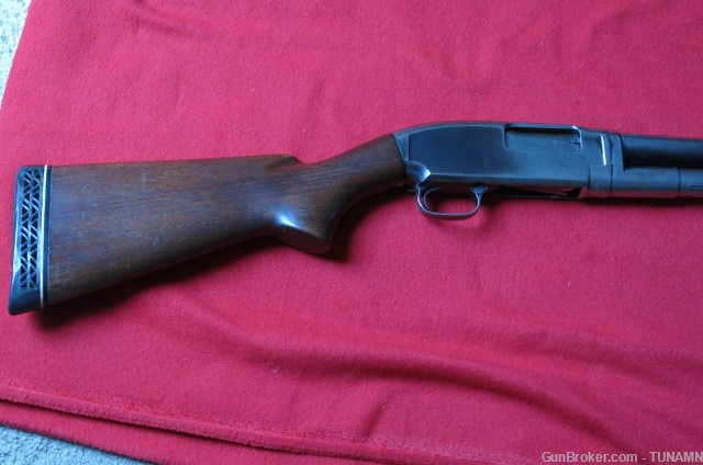 Winchester Model 12 With A 30"Barrel 12 Ga LOP Is 13"C&R OK Cheep-img-1