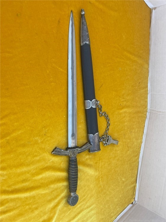  WW 2 German Luftwaffe Officers  dagger  and chain -img-7