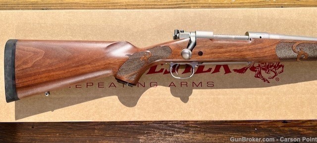 Winchester 70 Stainless Featherweight 300 WSM 24" NIB 2023 NICE WOOD-img-5