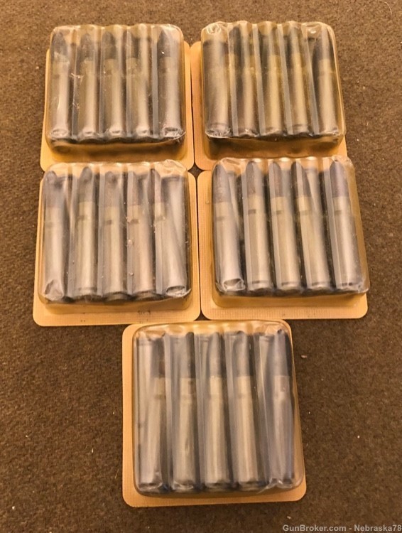 50 rounds East German 7.62x39 short range training ammo steel case blister -img-0