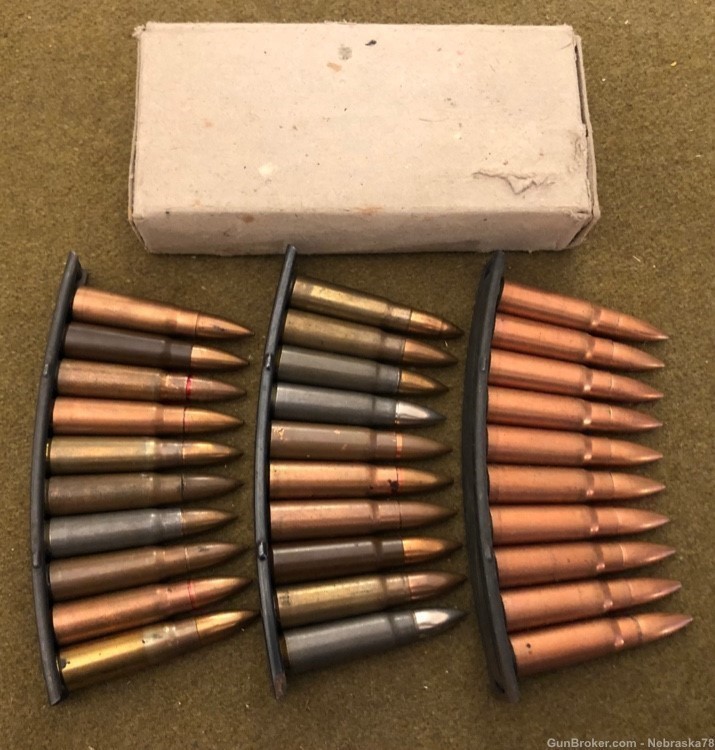 30 round collection Combloc 7.62x39 ammo FMJ Soviet Russian Chinese Czech-img-0
