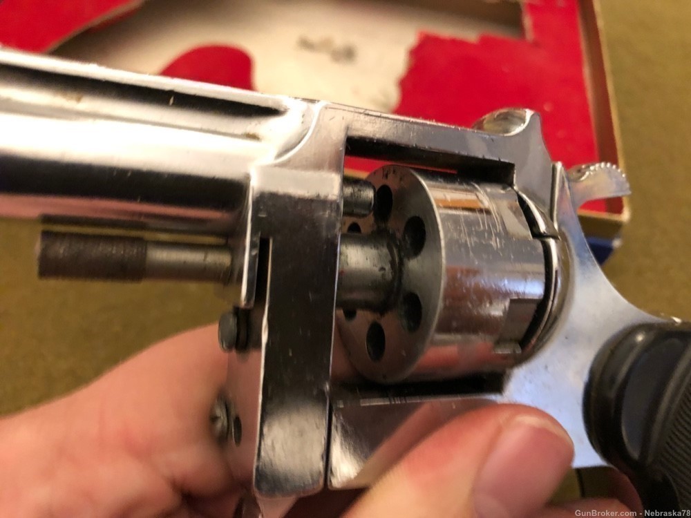 Rare Clerke First .22 caliber blank starter trainer revolver No FFL w/ box -img-7