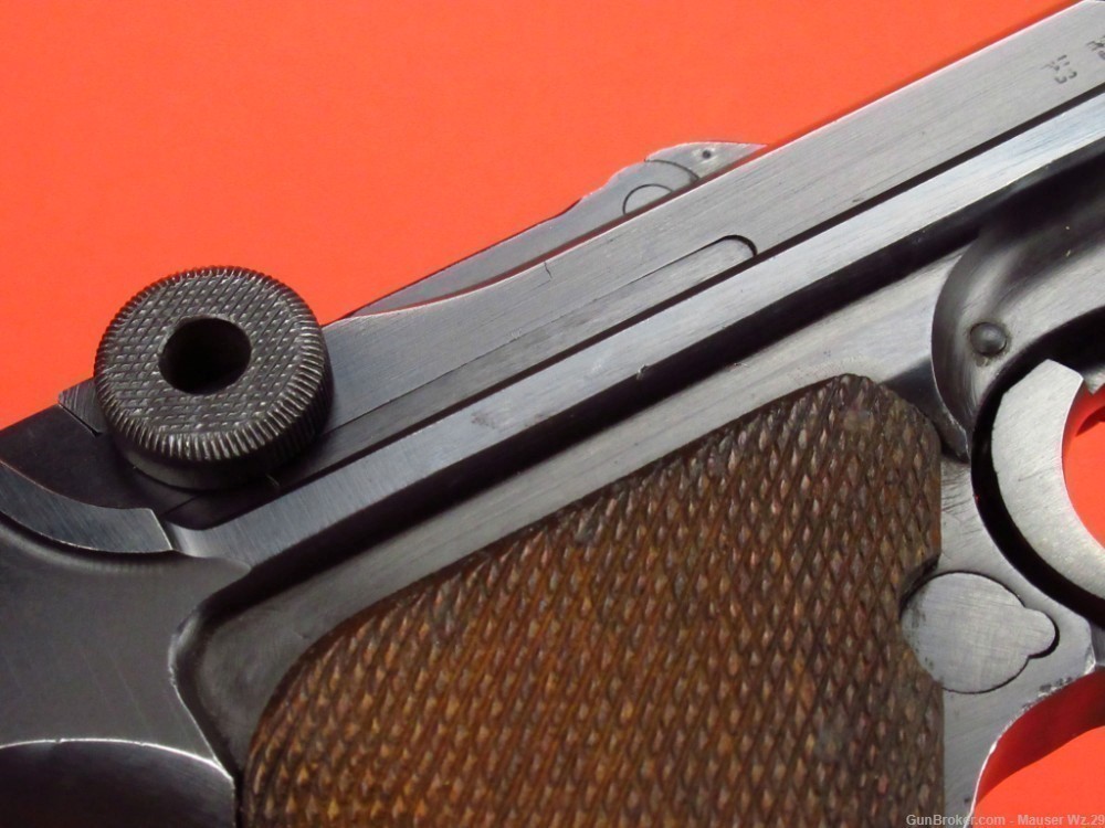 Sharp 1937 code 42 Luger P08 Mauser German Army Pistol 9mm P38 -img-49