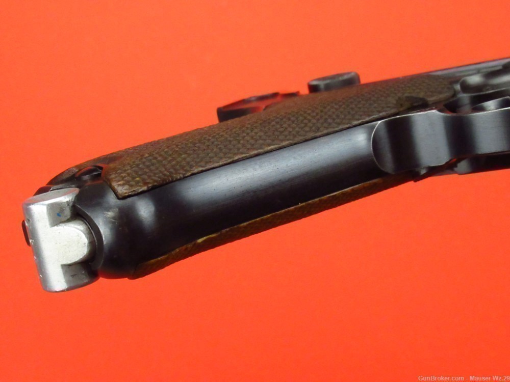 Sharp 1937 code 42 Luger P08 Mauser German Army Pistol 9mm P38 -img-56