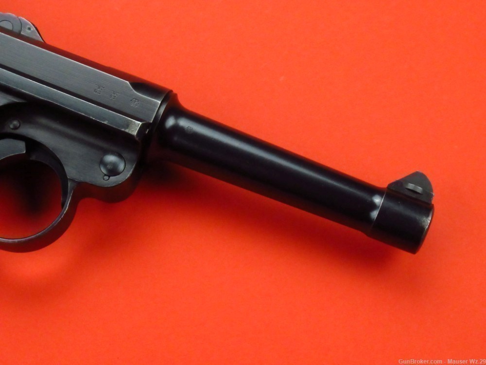Sharp 1937 code 42 Luger P08 Mauser German Army Pistol 9mm P38 -img-42
