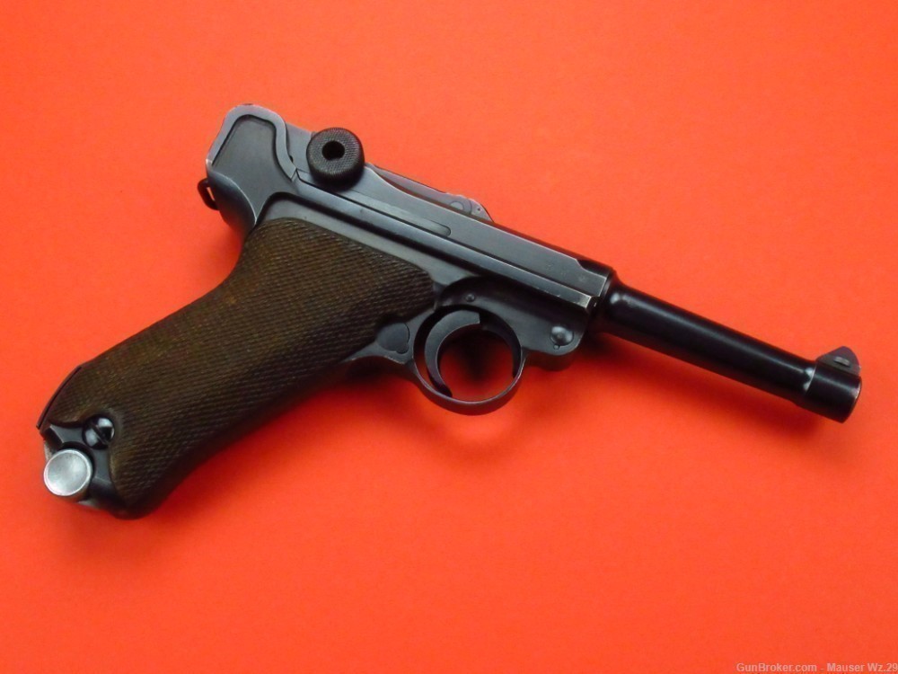Sharp 1937 code 42 Luger P08 Mauser German Army Pistol 9mm P38 -img-41