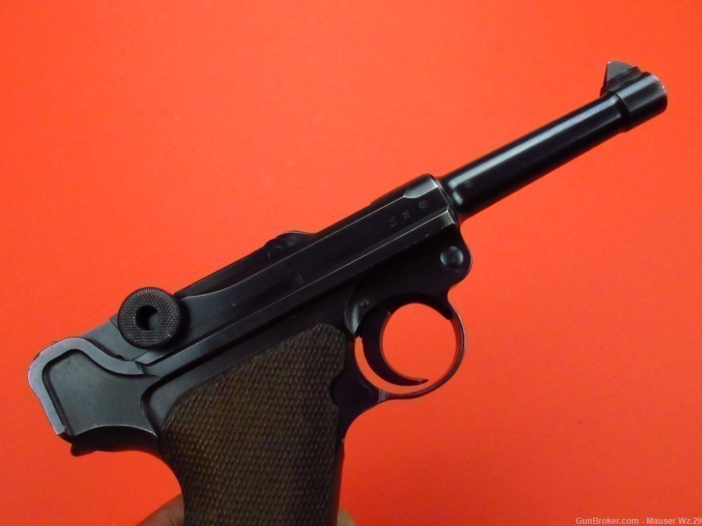 Sharp 1937 code 42 Luger P08 Mauser German Army Pistol 9mm P38 -img-60
