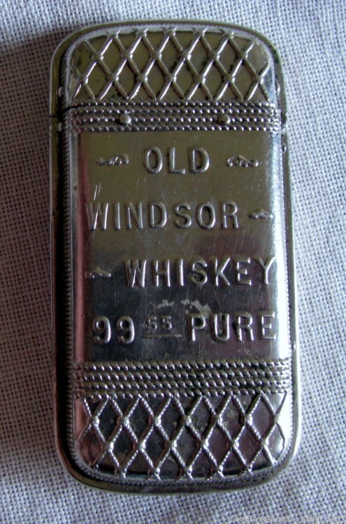 FINE ANTIQUE PRE-PROHIBITION 3-D WHISKEY ADVERTISING MATCH SAFE  PRE 1911-img-13