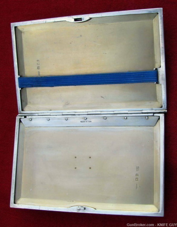 SUPERB ANTIQUE GOLD & SILVER CIGARETTE CASE & MATCH SAFEASPREY c.1920-img-11