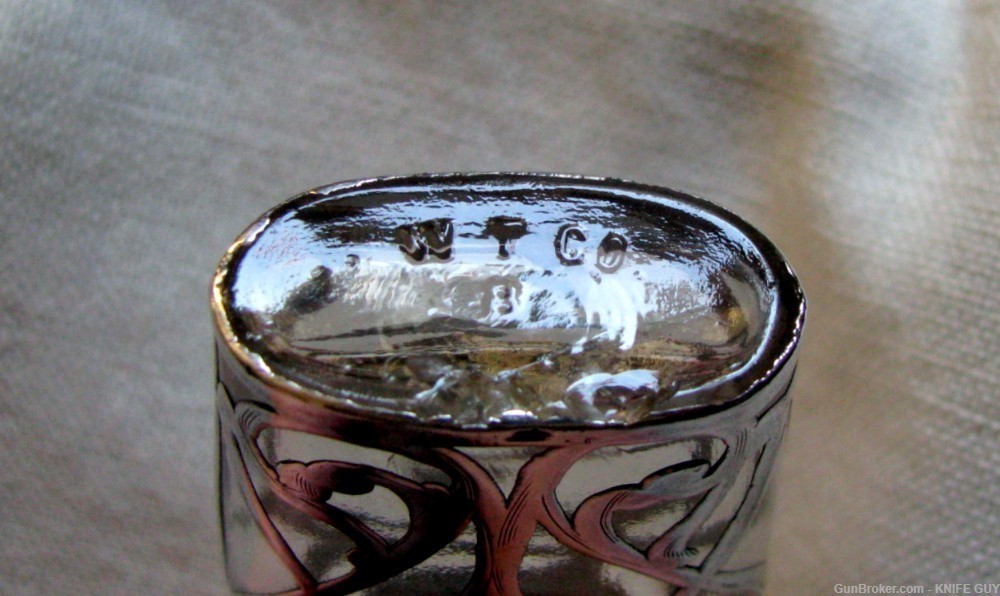 SMALL ANTIQUE SILVER FILIGREED ENGRAVED AMERICAN SCENT/NIPPER FLASK 1878-95-img-8