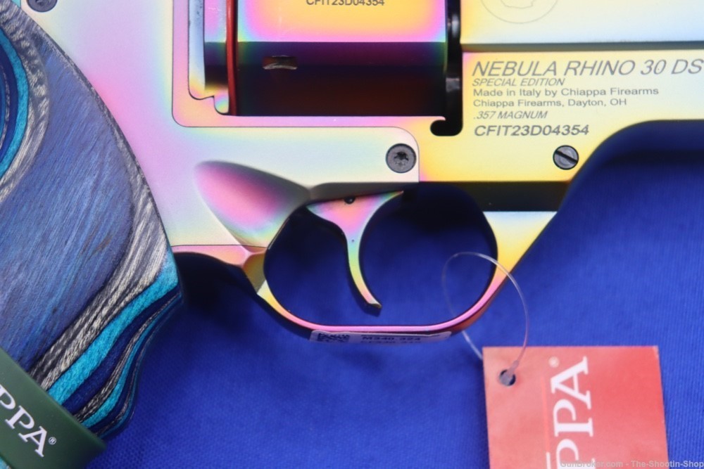 Chiappa Firearms NEBULA RHINO 30DA Revolver 357 MAG w/ Holster RAINBOW PVD-img-9
