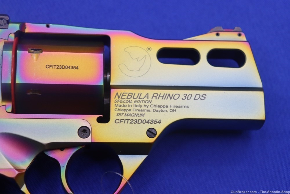Chiappa Firearms NEBULA RHINO 30DA Revolver 357 MAG w/ Holster RAINBOW PVD-img-8