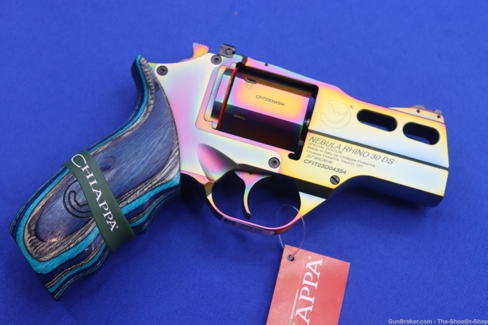 Chiappa Firearms NEBULA RHINO 30DA Revolver 357 MAG w/ Holster RAINBOW PVD-img-2