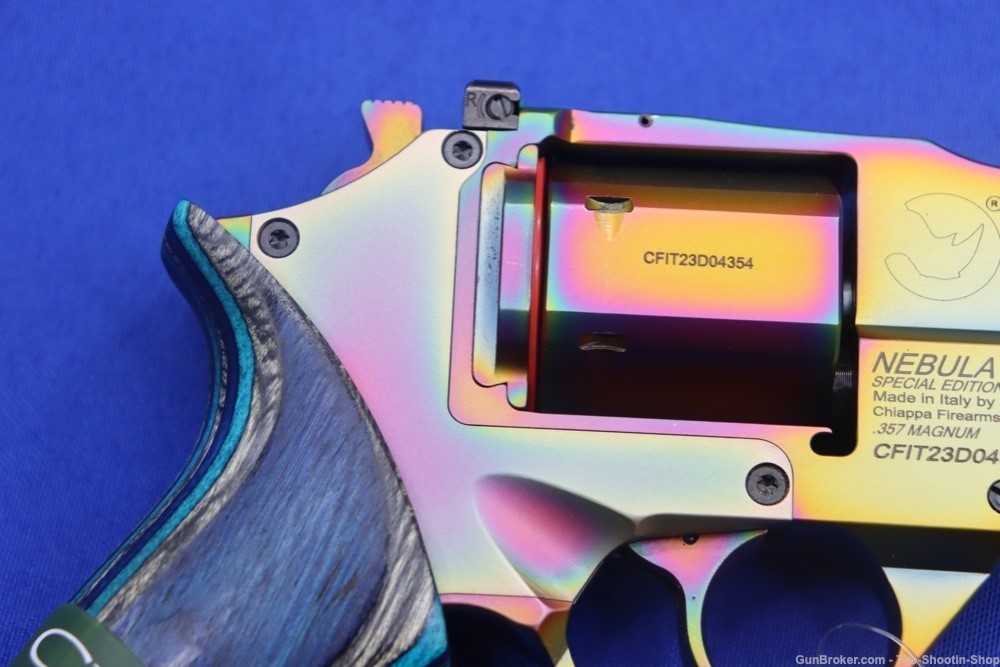 Chiappa Firearms NEBULA RHINO 30DA Revolver 357 MAG w/ Holster RAINBOW PVD-img-6