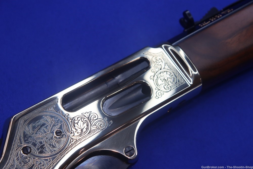 Henry ENGRAVED WILDLIFE EDITION Rifle 30-30 WIN 20" BRASS Side Gate Octagon-img-7
