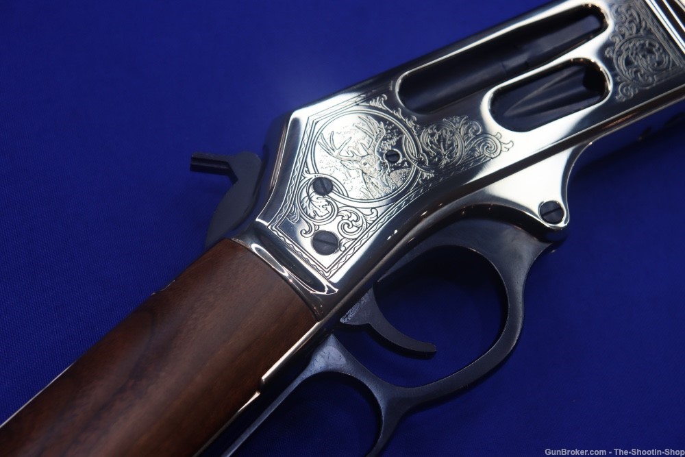 Henry ENGRAVED WILDLIFE EDITION Rifle 30-30 WIN 20" BRASS Side Gate Octagon-img-4