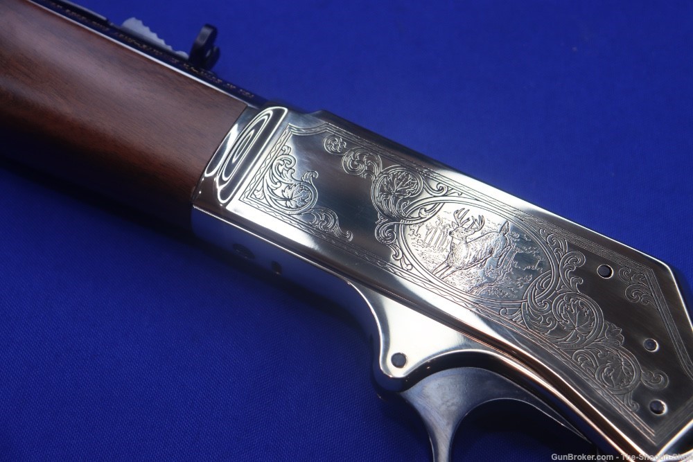 Henry ENGRAVED WILDLIFE EDITION Rifle 30-30 WIN 20" BRASS Side Gate Octagon-img-21
