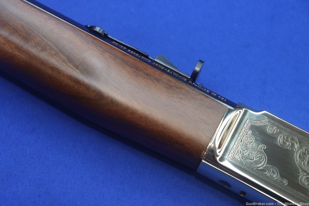 Henry ENGRAVED WILDLIFE EDITION Rifle 30-30 WIN 20" BRASS Side Gate Octagon-img-23