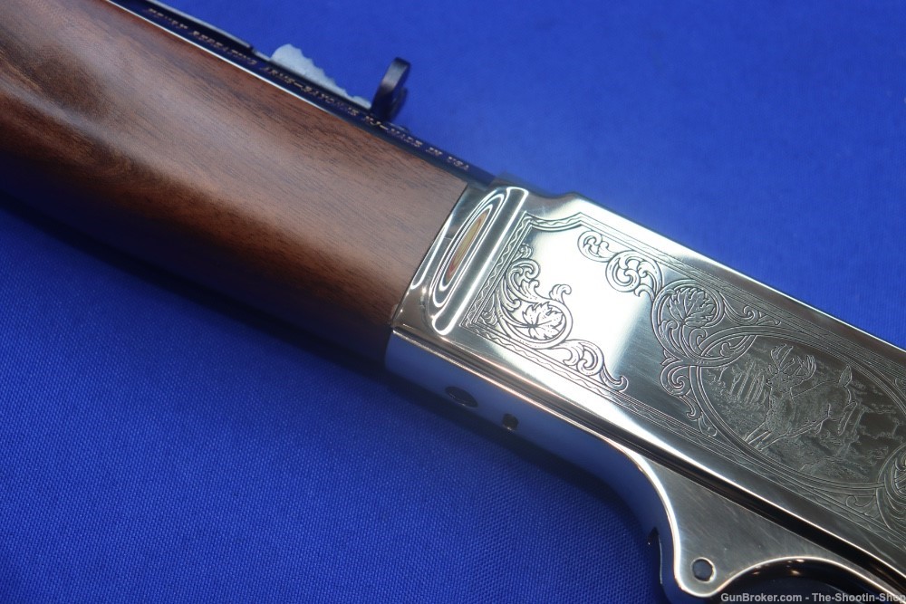 Henry ENGRAVED WILDLIFE EDITION Rifle 30-30 WIN 20" BRASS Side Gate Octagon-img-22