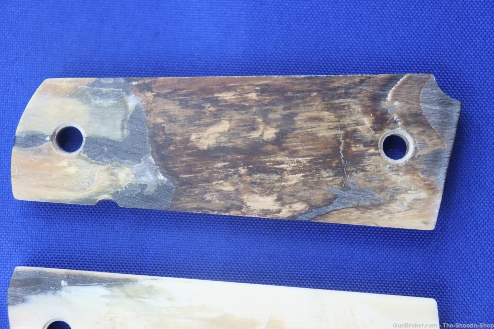 Colt Govt Model Pistol Grips Prehistoric Mammoth Ivory 1911 Government RARE-img-10