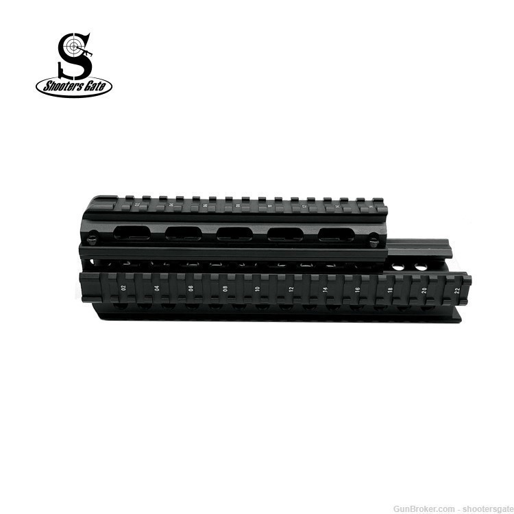 Saiga Rifle Quad Rail, black, shootersgate-img-2