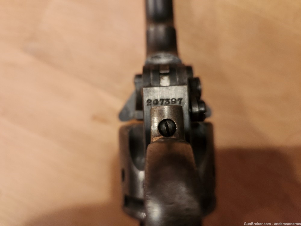 Webley MkVI revolver, unshaven 455 cylinder, great bore/markings, penny-img-12