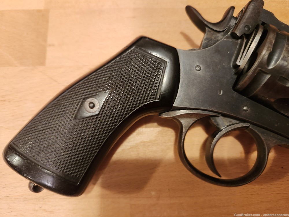 Webley MkVI revolver, unshaven 455 cylinder, great bore/markings, penny-img-2