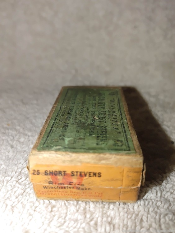 Winchester .25 Caliber Sport Stevens Rim Fire full box of 50 rounds-img-4