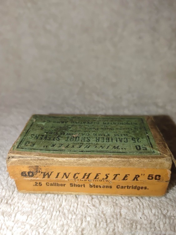 Winchester .25 Caliber Sport Stevens Rim Fire full box of 50 rounds-img-2
