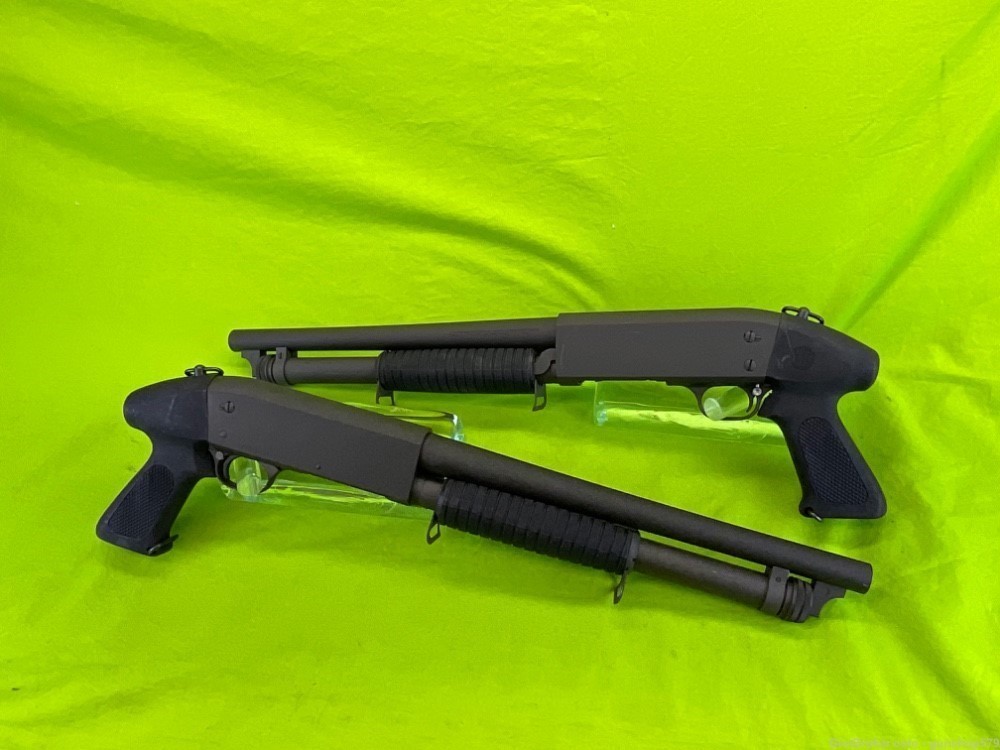 RARE Factory Ithaca 37 87 Stakeout PAIR AOW 12 Ga 3 In Mag 13 In NFA SOT-img-0