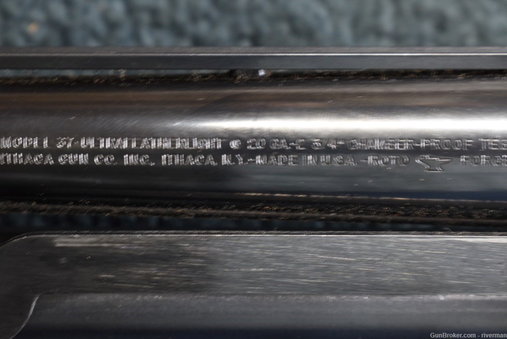 Ithaca Modl 37 Ultra English Featherlight 20 Ga Shotgun (SN#ULT-37173358D)-img-10