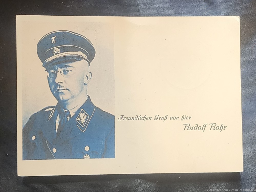 WWII WW2 German NSDAP Third Reich Heinrich Himmler SS postcard 1938-img-0