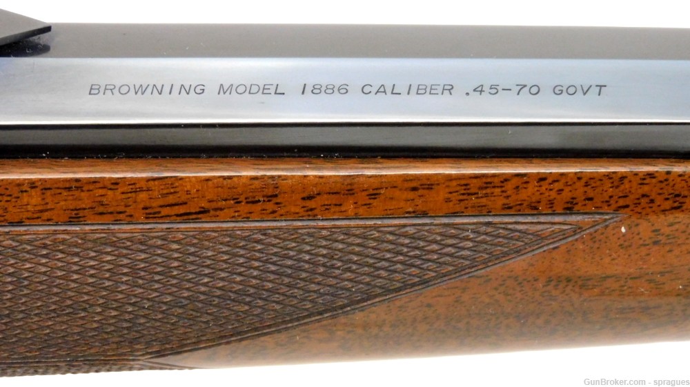 Browning 1886 45-70 High Grade Lever Rifle 26" Octagonal 1 of 3000 Box-img-3