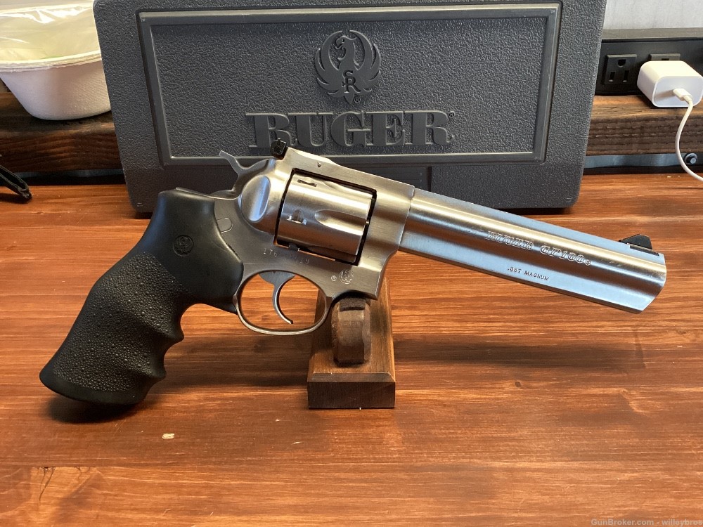 Ruger GP100 .357 Magnum 6” w/Box Bright Bore No Reserve No CC Fees-img-4