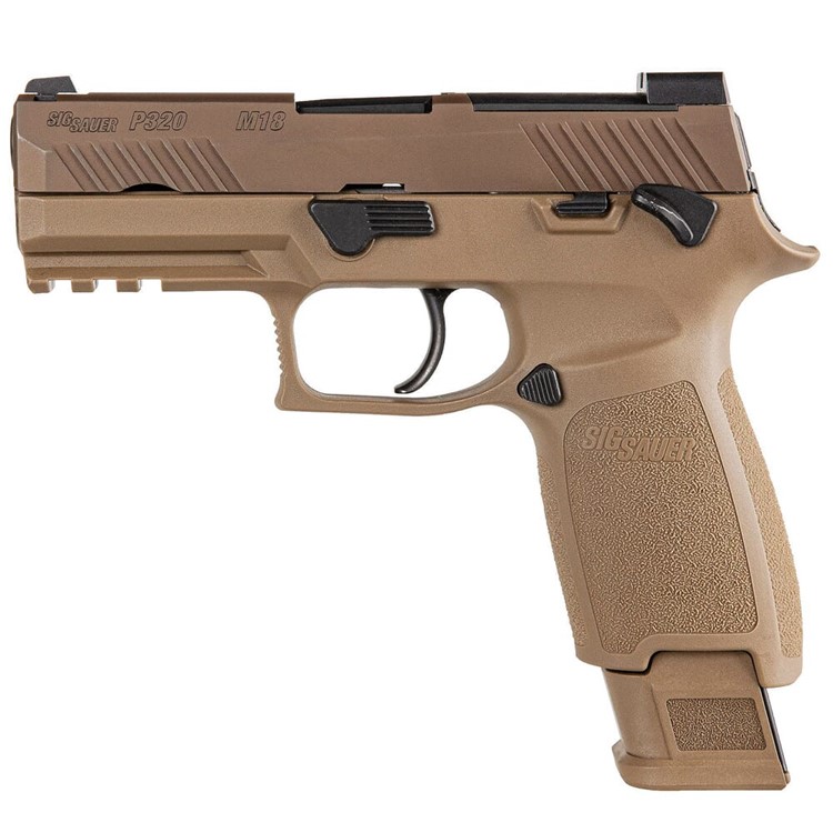 Sig Sauer P320 M18 Carry 9mm Optics Ready Coyote MS 320CA-9-M18-MS-Sig-img-0