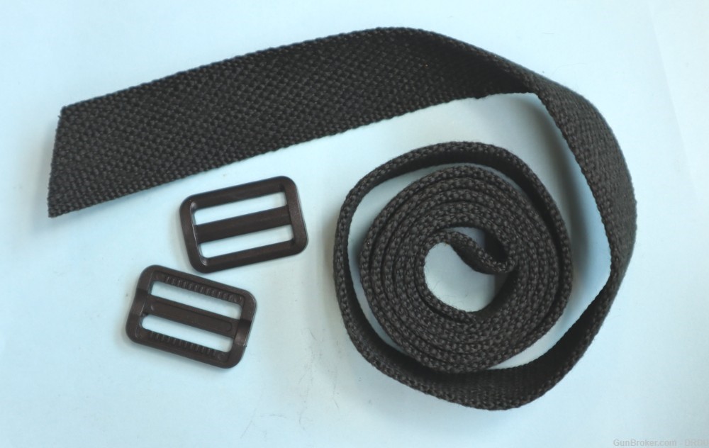 AR-15 Style Black Web Sling 1 1/4"x 50" with plastic buckles-img-0
