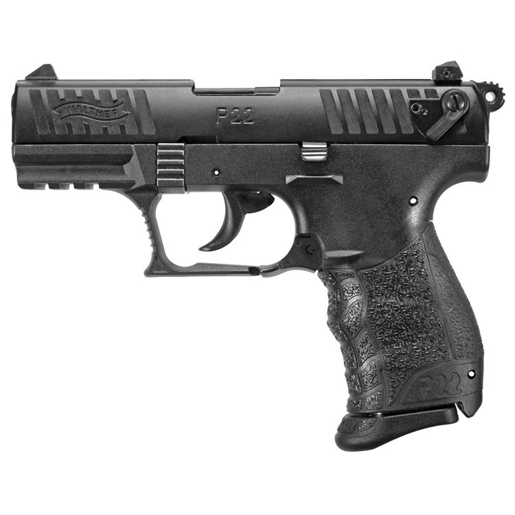 Walther Arms P22 Q Pistol 22LR Black 3.42-img-1