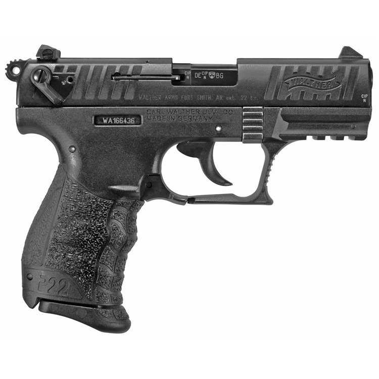 Walther Arms P22 Q Pistol 22LR Black 3.42-img-0