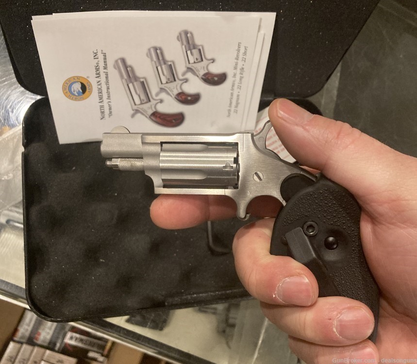 NAA 22 magnum revolver model NAA-22MS-HG w/lock box NIB(no card fees added)-img-3